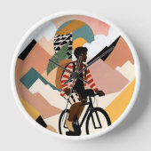 Always a旅行者 壁時計 (正面)