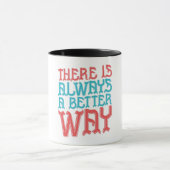 Always A Better Way - Innovative Strategy Graphic  マグカップ (中央)