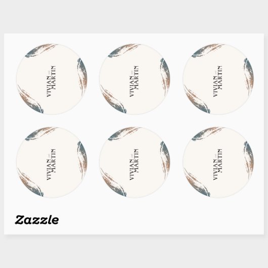 Always and for Eternity Wedding ラウンドシール (シート)