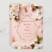 Always and Forever – Elegant Customizable  招待状 (正面/裏面)