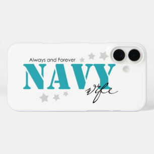 Always and Forever - Navy Wife iPhone 16 Plusケース