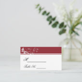 Always and Forever Rubyの結婚座席表 プレイスカード (スタンド正面)