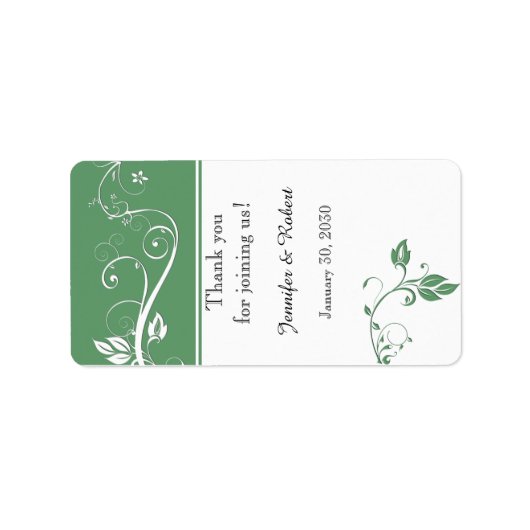 Always and Forever Sageの結婚リップバームのラベル ラベル (正面)