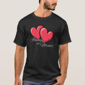 Always and Forever Shirt - Red Heart Graphic Tee Tシャツ (正面)