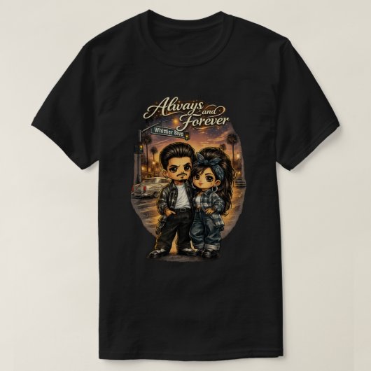 Always and Forever  Tシャツ (デザイン正面)