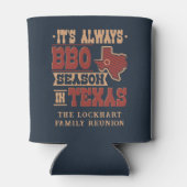 Always BBQシーズンinテキサス州ファミリー懇親会カスタム 缶クーラー (裏面)