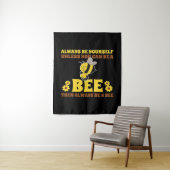 Always Be A Bee Bee Gifts, I Love Bee, Beekeeping タペストリー (インサイチュ)