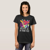 Always Be Bi Your Side Bisexual Rainbow Pride LGBT Tシャツ (正面フル)