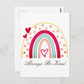 Always Be Kind -やる気を起こさせる引用文 ポストカード (正面/裏面)