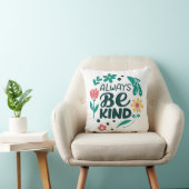 Always Be Kind -感動的フローラ装飾用クッション クッション (椅子)