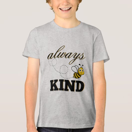 "always be kind" t-shirt トライブレンドTシャツ (正面)