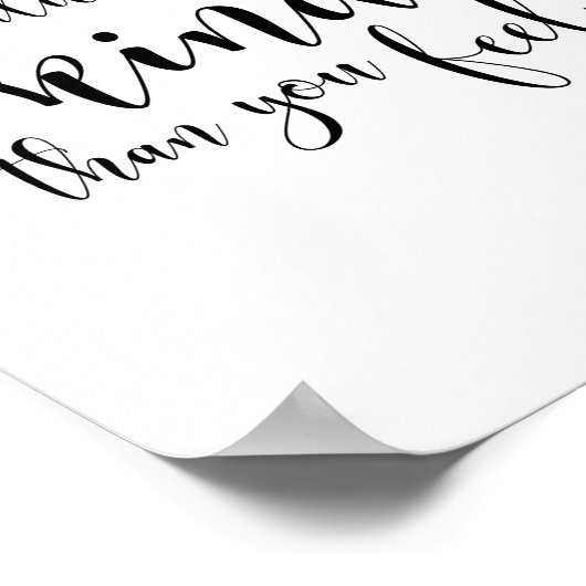 Always be kinder than you feel ポスター (角)