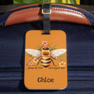 Always be your own Queen Bee. Personalized ラゲッジタグ