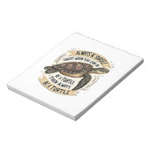 Always Be Yourself Except When You Can Be a Turtle ノートパッド (回転)