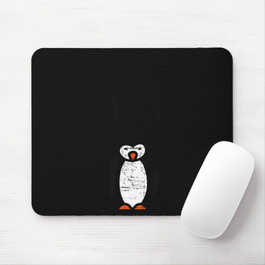 Always Be Yourself Funny Penguin Quote Design  マウスパッド (マウス)