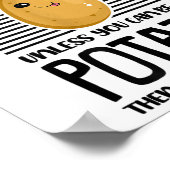 Always Be Yourself Funny Potato Lover Vegan Pun Fo ポスター (角)