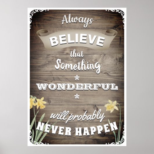 Always Believe ポスター (正面)