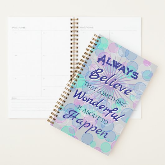 Always Believe Wonderful Planner プランナー手帳 (ディスプレー)