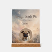 Always Beside Me ペットメモリアル コテージコア アクリルサイン (正面)