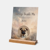 Always Beside Me ペットメモリアル コテージコア アクリルサイン (傾斜)