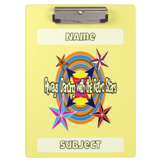 Always dancing with the Retro stars  クリップボード (正面)