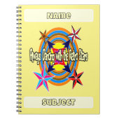 Always dancing with the Retro stars  ノートブック (正面)