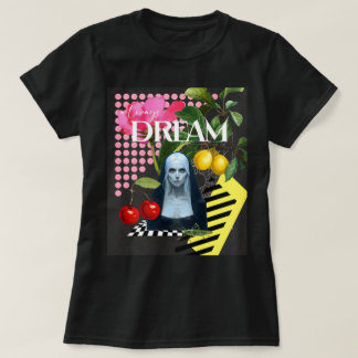 Always DREAM モダン - 芸術的 Collage Tシャツ