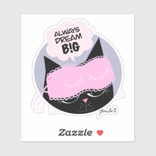 Always Dream Big - Die-Cutシール シール (シート)