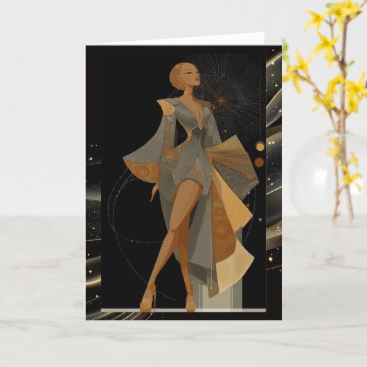 ALWAYS ELEGANT #11 カード (黄色い花)