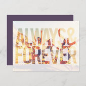 Always & Forever Bridesmaid提案書はがき ポストカード (正面/裏面)