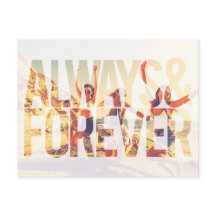 Always & Forever Bridesmaid提案書はがき