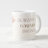 Always Forever Infinity, ロマンティック フラワー ジャンボコーヒーマグカップ (正面右)