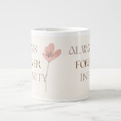 Always Forever Infinity, Romantic Floral ジャンボコーヒーマグカップ (正面)