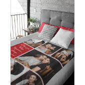 Always & Forever Modern 6 Photo Collage フリースブランケット