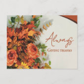 Always Giving Thanks ポストカード (正面)