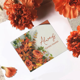 Always Giving Thanks ポストカード