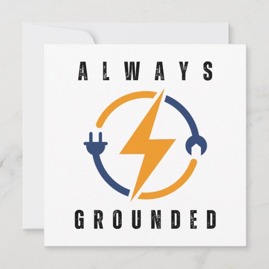 always grounded funny electrician シーズンカード (正面)