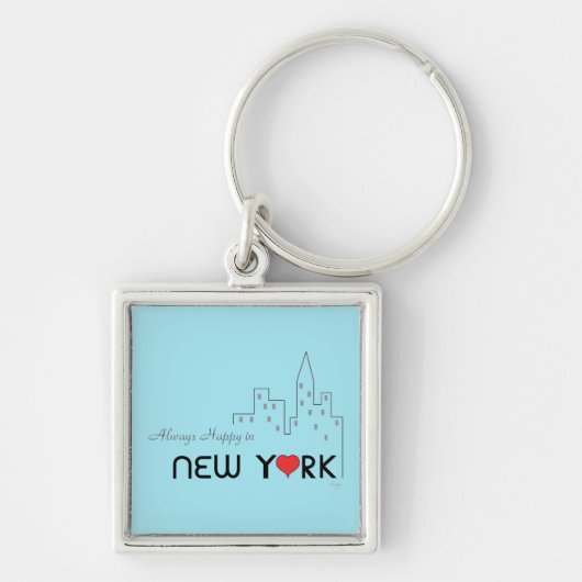 Always Happy in New York キーホルダー (正面)