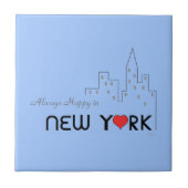 Always Happy in New York タイル (正面)