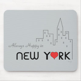 Always Happy in New York マウスパッド