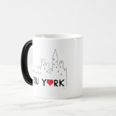 Always Happy in New York モーフィングマグカップ (正面左)