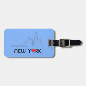 Always Happy in New York ラゲッジタグ (正面横)