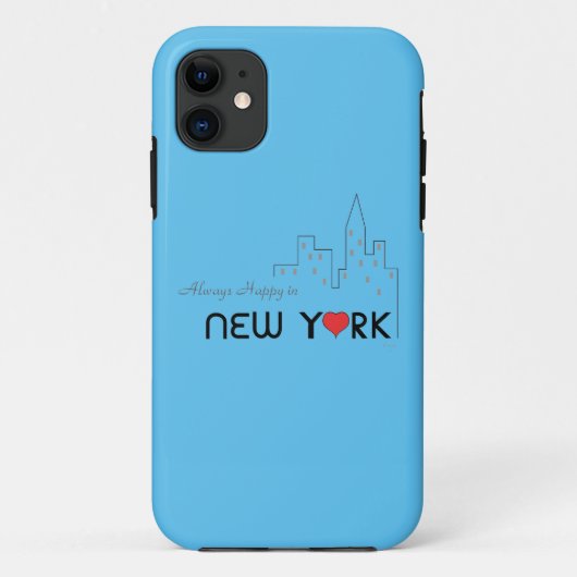 Always Happy in New York Case-Mate iPhoneケース (裏面)