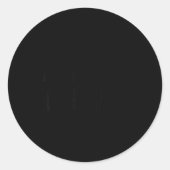 Always Hungry - Pular Funny Quote  ラウンドシール (正面)