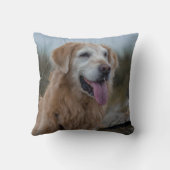 Always in Myハートドッグフォト悔やみや弔慰メモリアル クッション (裏面)