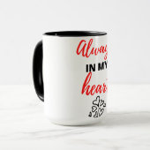 Always In My Heart Black マグカップ (正面左)