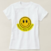 ALWAYS KEEP SMILING Tシャツ (デザイン正面)
