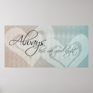 Always Kiss Me Goodnight ポスター