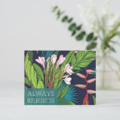 Always Labice Tropical Flawersはがき ポストカード (スタンド正面)