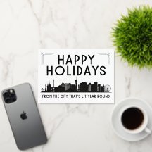 ALWAYS LITベガスハッピーホリデーズグリーティングカード